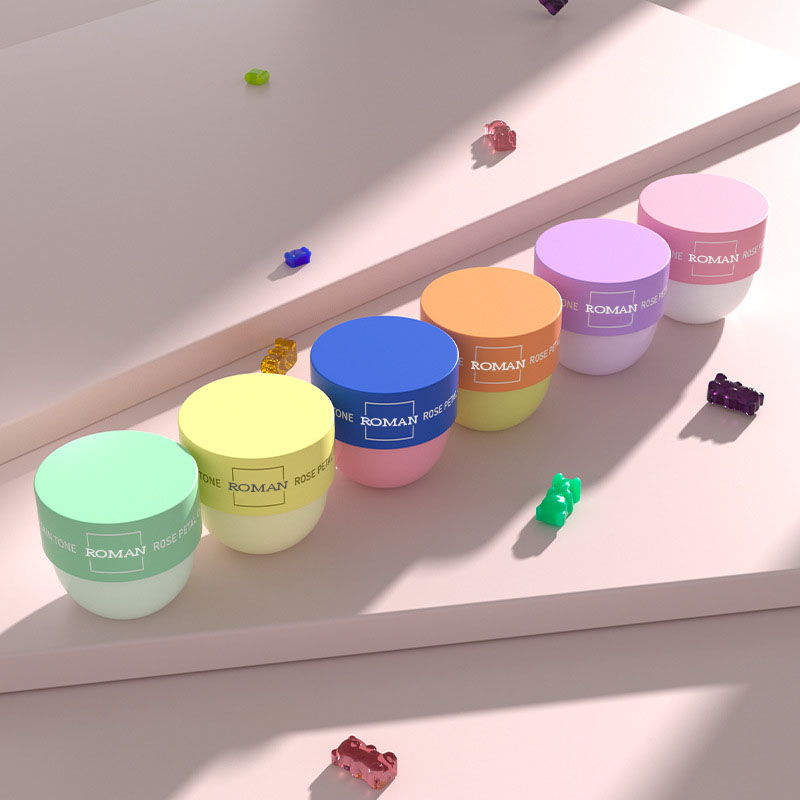 50ml tomme runde plastkremkrukker kopp med bred munnflasker 50g ansiktsskrubbkremkrukke Kosmetisk emballasjebeholdere 50ml tomme runde plastkremkrukker kopp med bred munnflasker 50g ansiktsskrubbkremkrukke Kosmetisk emballasjebeholdere