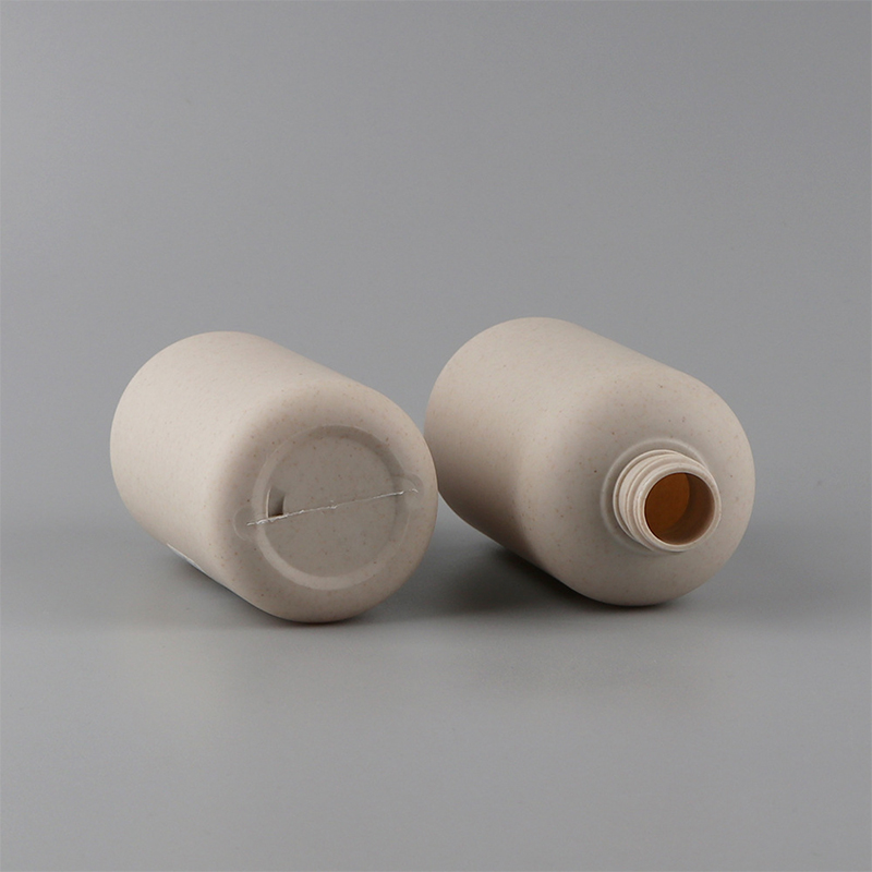 Biologisk nedbrytbar 150ml 250ml 400ml 500ml Kosmetisk beholder Klem hvetehalm Rund sjampoflaske Kroppsvaskeflaske med flipplokk Biologisk nedbrytbar 150ml 250ml 400ml 500ml Kosmetisk beholder Klem hvetehalm Rund sjampoflaske Kroppsvaskeflaske med flipplokk