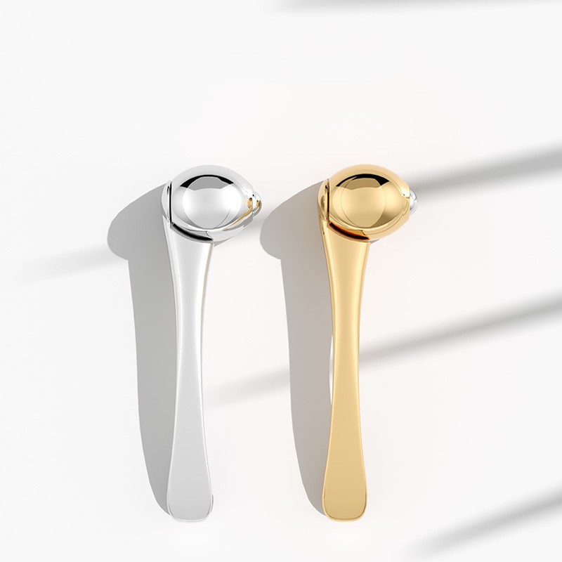 Eye Roller Massasje Pinne Eye Cream Applikator Kosmetisk spatler Anti-rynke ansiktsskje Gulllegering Ansiktspleieverktøy Eye Roller Massasje Pinne Eye Cream Applikator Kosmetisk spatler Anti-rynke ansiktsskje Gulllegering Ansiktspleieverktøy