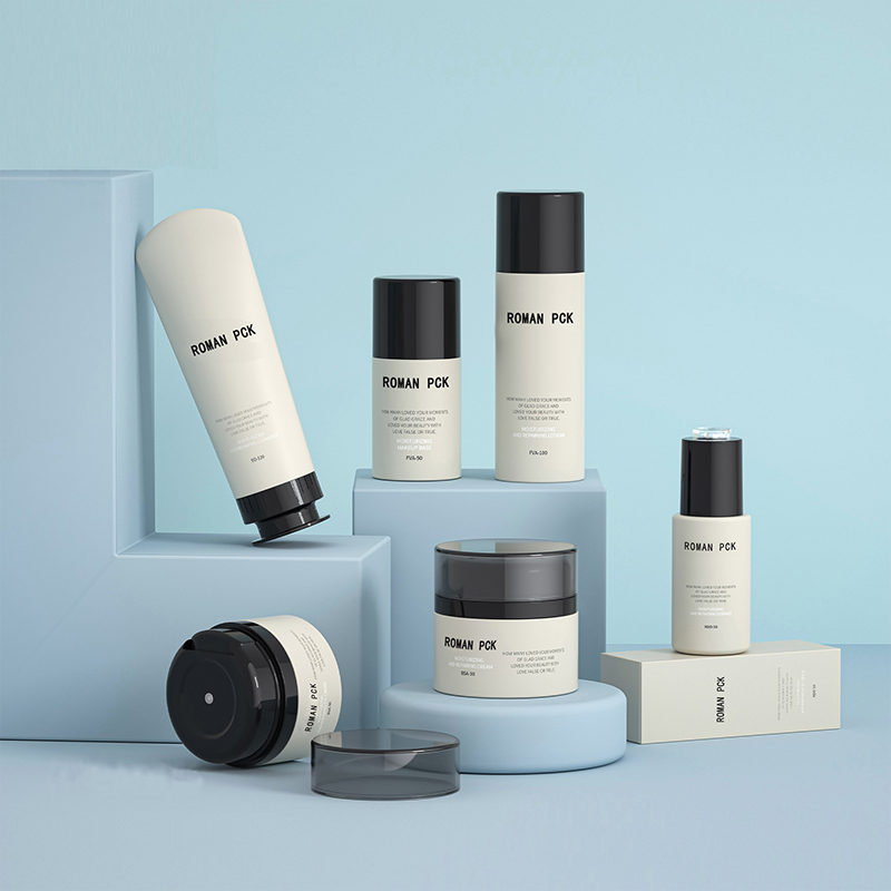 15 ml 30 ml 50 ml plastvakuumkremkrukker Luftløs pressepumpeflaske Kosmetisk emballasjebeholder for hudpleie Ansiktskremkrem