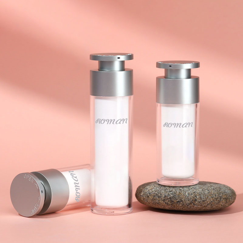 15 ml 30 ml 50 ml PP tom dobbelvegg plast luftløs lotionpumpeflaske for kosmetisk ansiktshudpleie Skjermutskrift Overflatehåndtering 15 ml 30 ml 50 ml PP tom dobbelvegg plast luftløs lotionpumpeflaske for kosmetisk ansiktshudpleie Skjermutskrift Overflatehåndtering