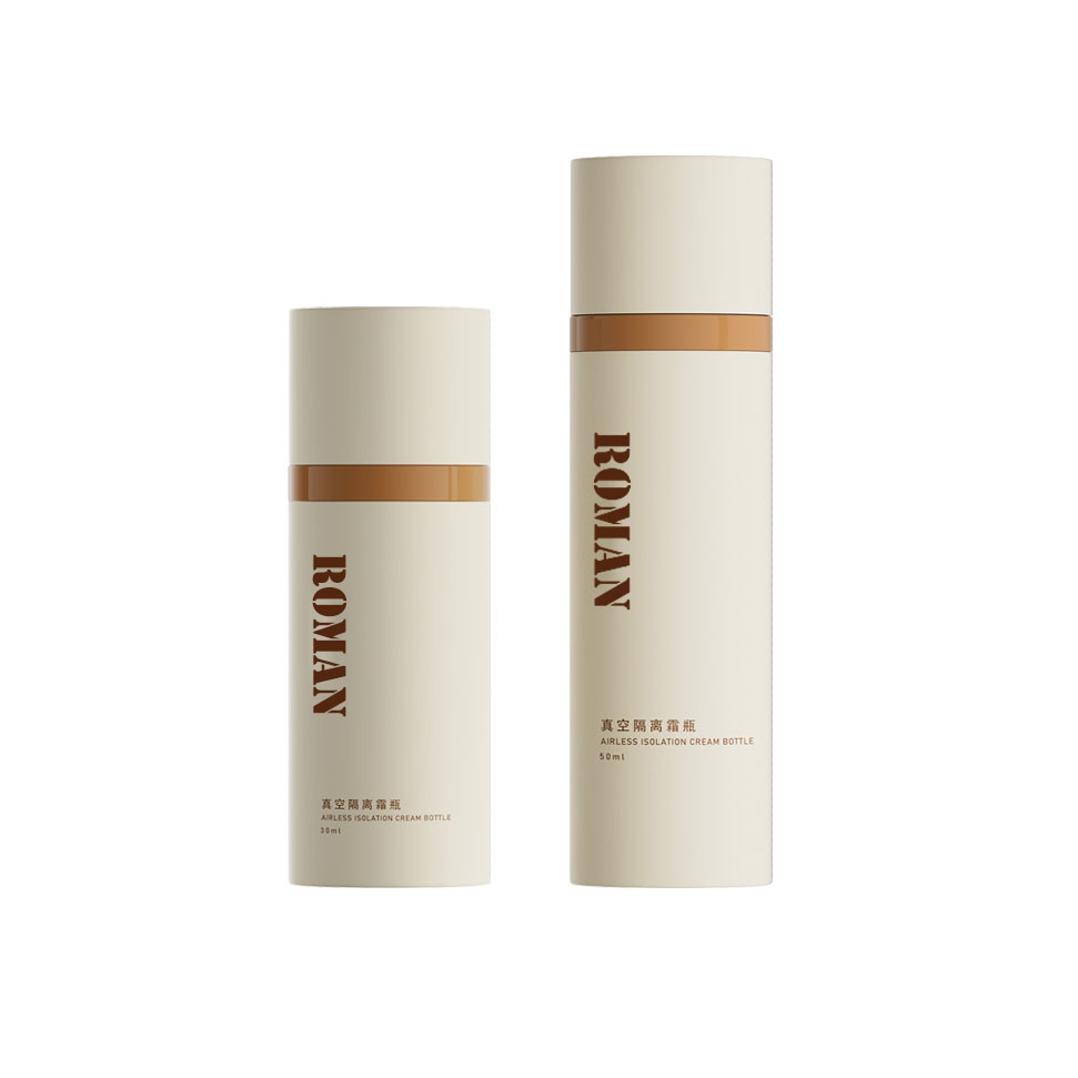 30 ml 50 ml 80 ml 100 ml Beige etterfyllbar luftløs pumpeflaske Reisefondbeholdere Airless kosmetisk pumpeflaske for lotion og ansiktskrem 30 ml 50 ml 80 ml 100 ml Beige etterfyllbar luftløs pumpeflaske Reisefondbeholdere Airless kosmetisk pumpeflaske for lotion og ansiktskrem