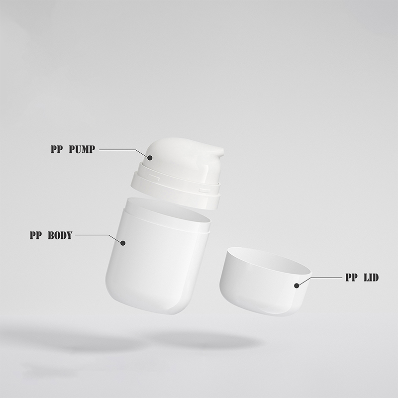 50 ml 80 ml 100 ml tomme ovale grønne PP-plastflasker med luftløs lotionpumpevakuumfond og ansiktskremflaske for hudpleie 50 ml 80 ml 100 ml tomme ovale grønne PP-plastflasker med luftløs lotionpumpevakuumfond og ansiktskremflaske for hudpleie