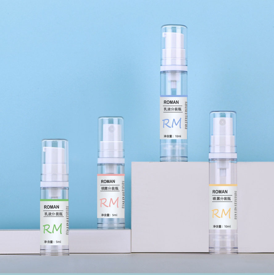 5ml 8ml 10ml Mono kosmetisk plast luftløs pumpeflaske Anti-oksidasjonshudpleieemballasje perfekt for daglig bruk og reiser 5ml 8ml 10ml Mono kosmetisk plast luftløs pumpeflaske Anti-oksidasjonshudpleieemballasje perfekt for daglig bruk og reiser