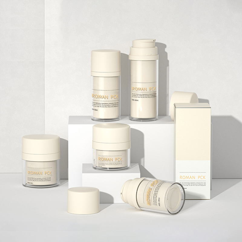 Airless flaske 30ml 50ml 50ml 100ml Akryl Airless flaske Hudpleie Airless pumpeflaske for kosmetisk solkrem hudpleie Foundation Lotion