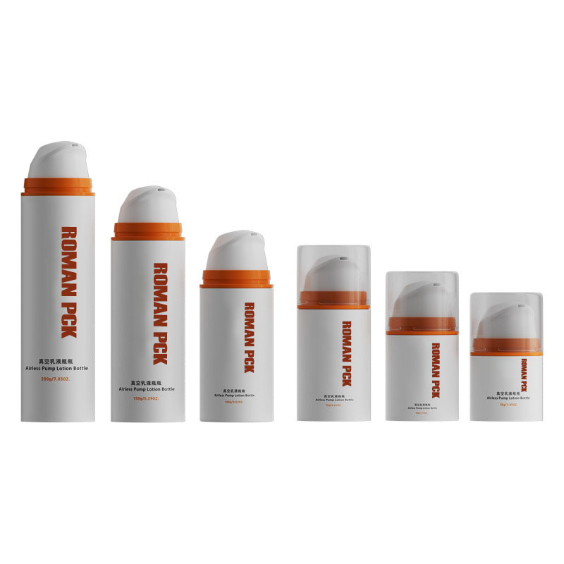 Kosmetisk luftløs flaskeserie 30 ml 50 ml 100 ml hvit luftløs pumpeflaske Vacuum Lotion Essence Face Cream Airless-flaske Kosmetisk luftløs flaskeserie 30 ml 50 ml 100 ml hvit luftløs pumpeflaske Vacuum Lotion Essence Face Cream Airless-flaske