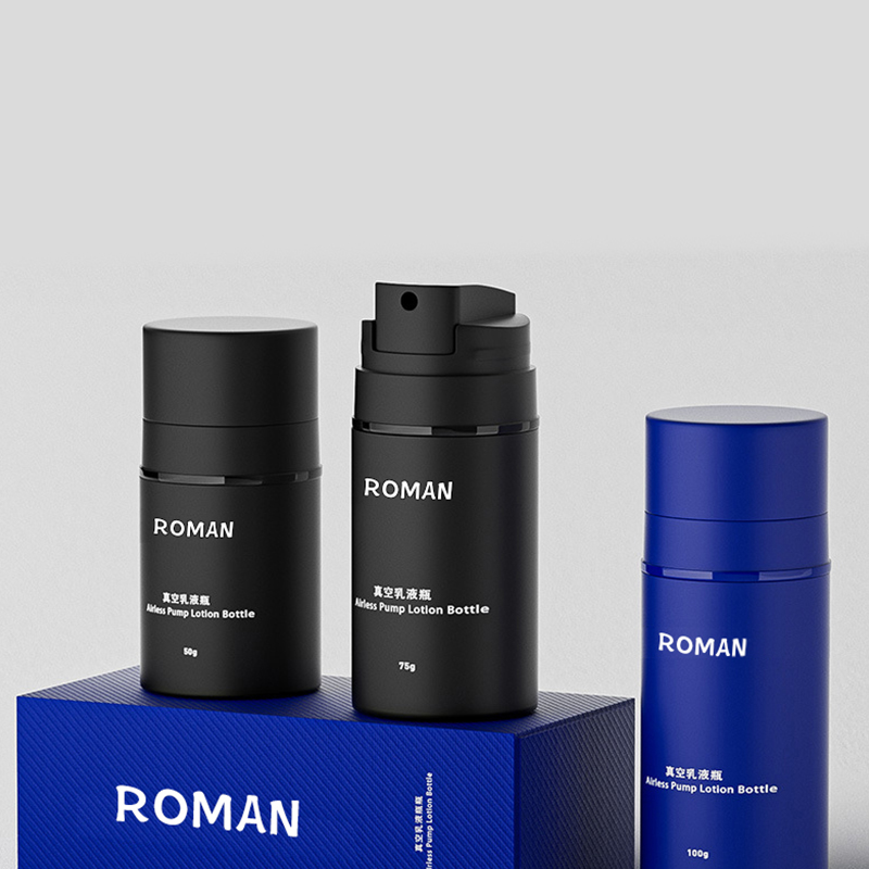 Mattsvart lotionflaske 15 ml 30 ml 50 ml 100 ml 120 ml 150 ml Hudpleie Essence Pump Airless flaske for kosmetisk emballasje Mattsvart lotionflaske 15 ml 30 ml 50 ml 100 ml 120 ml 150 ml Hudpleie Essence Pump Airless flaske for kosmetisk emballasje