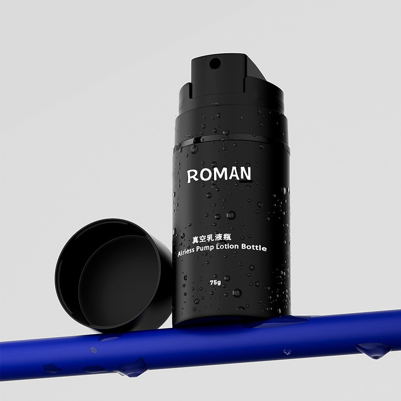 Mattsvart lotionflaske 15 ml 30 ml 50 ml 100 ml 120 ml 150 ml Hudpleie Essence Pump Airless flaske for kosmetisk emballasje Mattsvart lotionflaske 15 ml 30 ml 50 ml 100 ml 120 ml 150 ml Hudpleie Essence Pump Airless flaske for kosmetisk emballasje