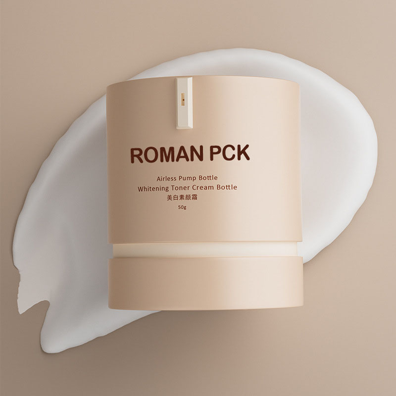Sylindrisk luftløs flaske PP tom 15g 30g 50g Kosmetisk ansiktskrem Hudpleiefond Solkrem Frostet Vakuumpumpeglass Sylindrisk luftløs flaske PP tom 15g 30g 50g Kosmetisk ansiktskrem Hudpleiefond Solkrem Frostet Vakuumpumpeglass