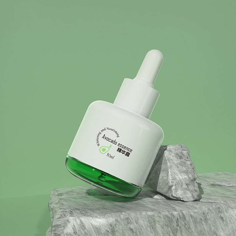 Eterisk oljeflaske 50 ml gjennomsiktig grønn PETG plast lekkasjesikker Essence Serum Dropper for ansikts- og øyepleie Eterisk oljeflaske 50 ml gjennomsiktig grønn PETG plast lekkasjesikker Essence Serum Dropper for ansikts- og øyepleie