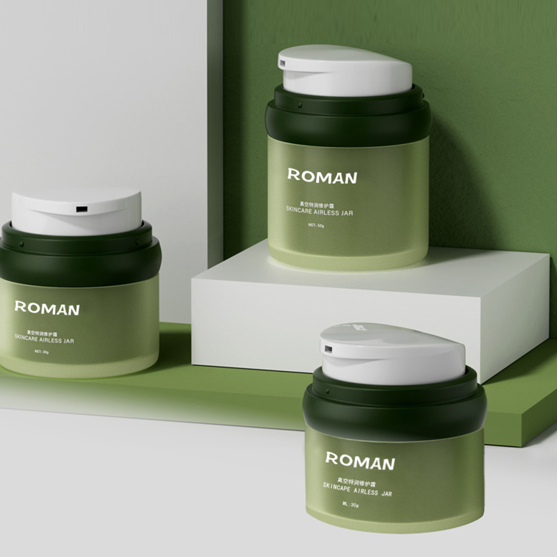 Bærbar Airless Krukke Kosmetisk Hudpleie Ansiktskrembeholder Tom Sylinder Airless Lotion Flaske 15ml 30ml 50ml Bærbar Airless Krukke Kosmetisk Hudpleie Ansiktskrembeholder Tom Sylinder Airless Lotion Flaske 15ml 30ml 50ml