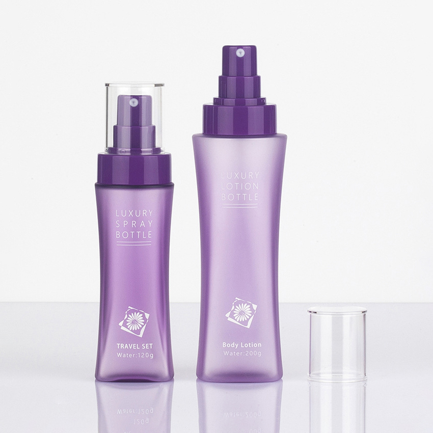 80 ml 120 ml 150 ml 200 ml midjeformet plastreiseflaske for kjæledyr Eksplosiv design for lotions Toner Vann-liten størrelse Praktisk sprayflaske 80 ml 120 ml 150 ml 200 ml midjeformet plastreiseflaske for kjæledyr Eksplosiv design for lotions Toner Vann-liten størrelse Praktisk sprayflaske