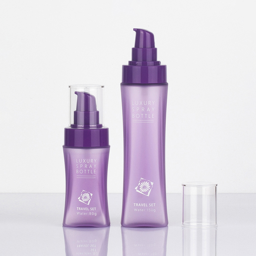 80 ml 120 ml 150 ml 200 ml midjeformet plastreiseflaske for kjæledyr Eksplosiv design for lotions Toner Vann-liten størrelse Praktisk sprayflaske 80 ml 120 ml 150 ml 200 ml midjeformet plastreiseflaske for kjæledyr Eksplosiv design for lotions Toner Vann-liten størrelse Praktisk sprayflaske