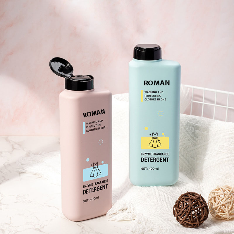 400 ml plastflasker Flip Top Pet Eyelash Shampoo Tom Lotion Klem oppvaskvæskeflaske Gjennomsiktig vannflaske