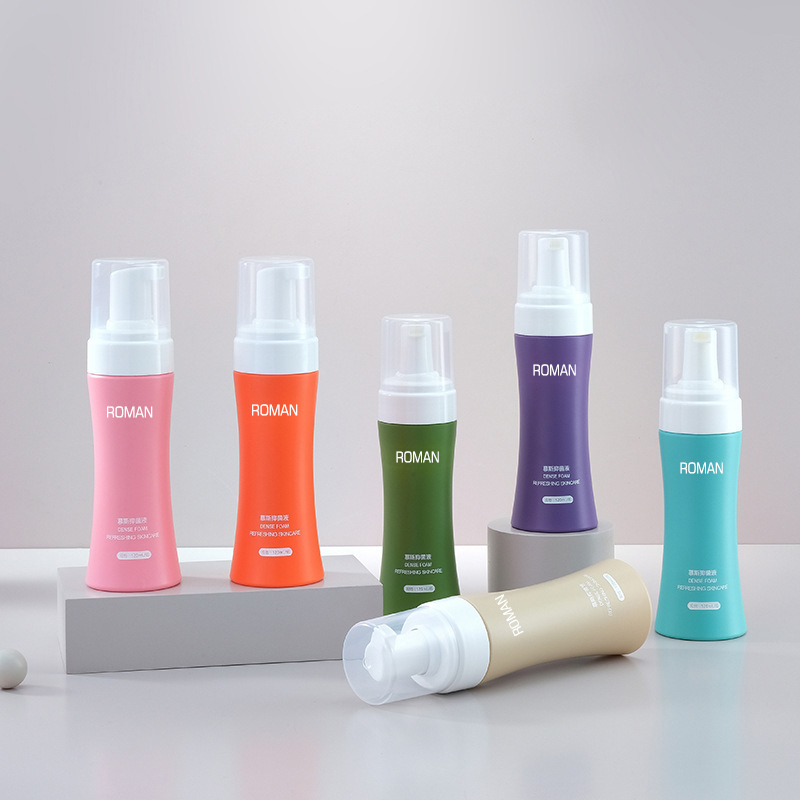 Ansiktsrens Hånddesinfeksjon Flytende skummende mousseflaske 100 ml 120 ml 150 ml 200 ml flytende såpedispenser Slank midje skumflaske