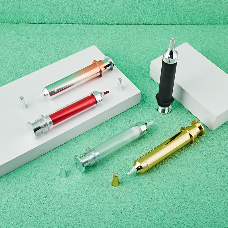 10 ml 15 ml 20 ml kosmetisk øyeserum krem injeksjonsrør sprøyteformet luftløs flaske 10 ml 15 ml 20 ml kosmetisk øyeserum krem injeksjonsrør sprøyteformet luftløs flaske