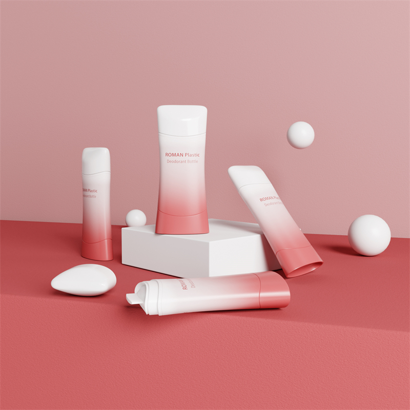 Kosmetisk rett rund deodorantflaske med flere kapasiteter og farger Kosmetisk rett rund deodorantflaske med flere kapasiteter og farger