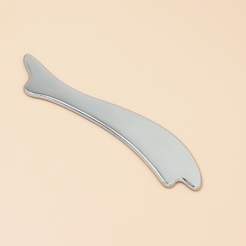 Fiskeformet sinklegering Gua Sha-brett med personlige farger og logo Fiskeformet sinklegering Gua Sha-brett med personlige farger og logo