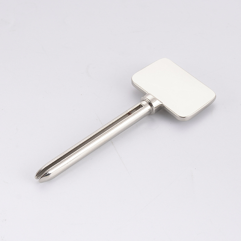 Rektangulær slangepresser av sinklegering med kremer med spiss spiss Malingspresserverktøy for familiebaderom Rektangulær slangepresser av sinklegering med kremer med spiss spiss Malingspresserverktøy for familiebaderom