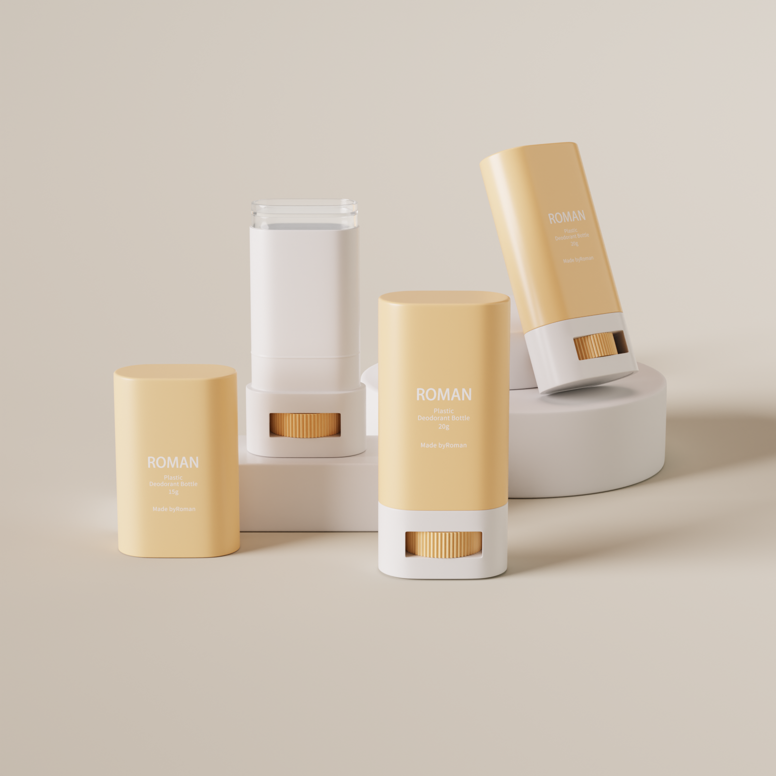 Midjeformet OEM Odm Toppfylling Emballasjefarge Tom Twist-Up Plast Klar solid deodorantbeholder Midjeformet OEM Odm Toppfylling Emballasjefarge Tom Twist-Up Plast Klar solid deodorantbeholder