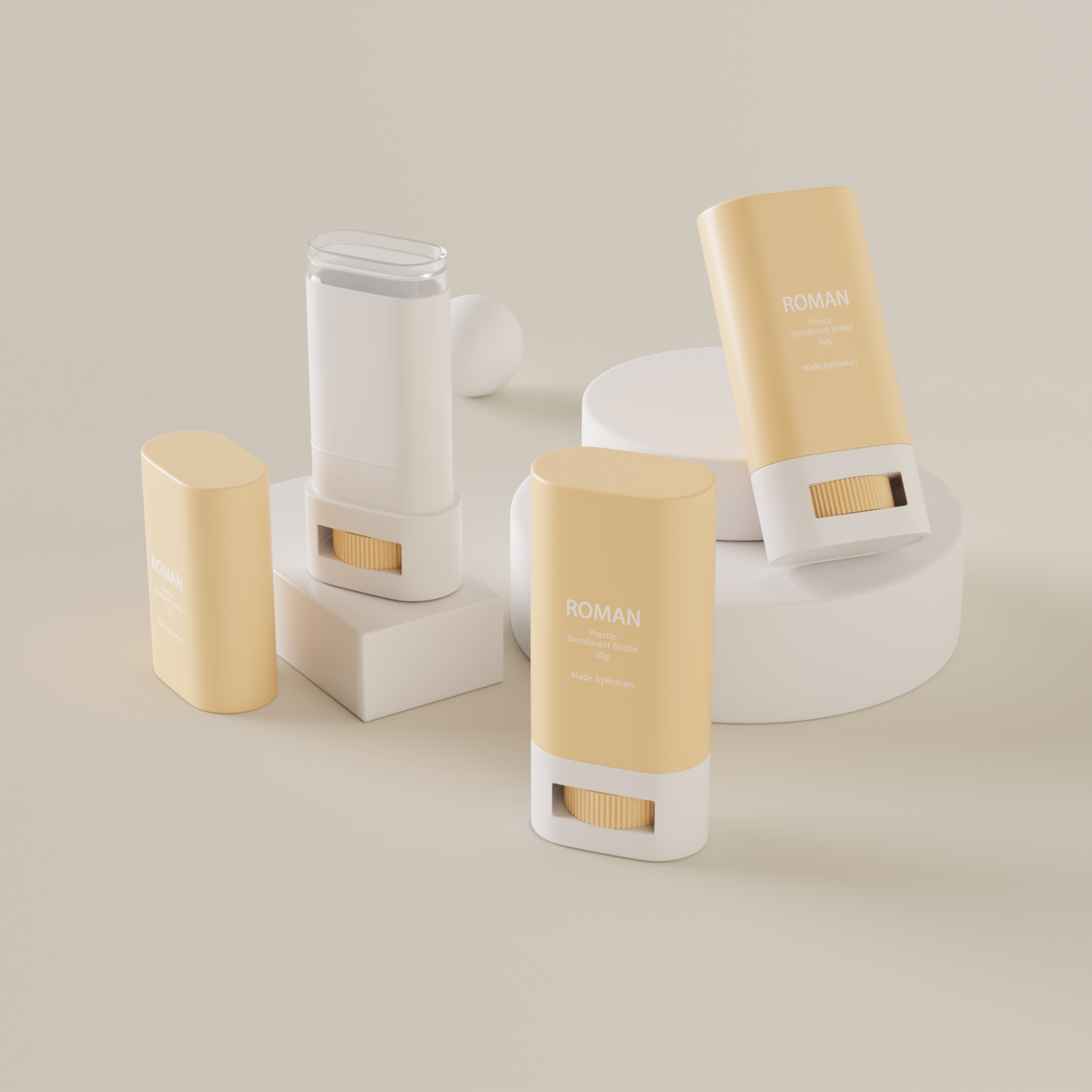 Midjeformet OEM Odm Toppfylling Emballasjefarge Tom Twist-Up Plast Klar solid deodorantbeholder Midjeformet OEM Odm Toppfylling Emballasjefarge Tom Twist-Up Plast Klar solid deodorantbeholder