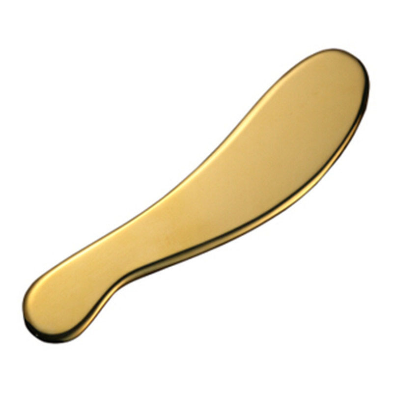 Gua Sha-plater av sinklegering med preget og laserlogo og fargealternativer