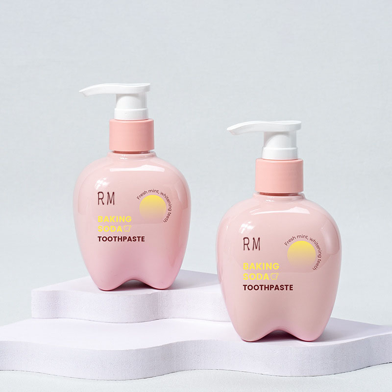 150ml 200ml 250ml Lotion Pump Kremflaske Privat Logo Ansiktsvask Tannkrem Sjampo Ansiktsmaske Flaske med falske øyevipper