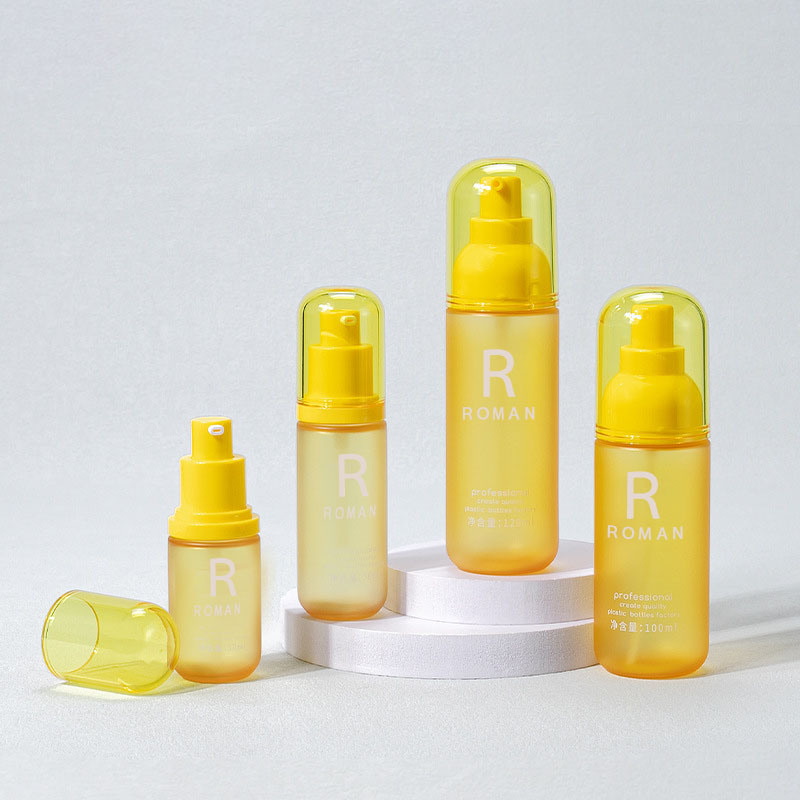 30ml 50ml 100ml 120ml Pet Yellow Makeup Remover Flaske Ansiktsvask Rundpress Kroppskremflaske 3,5 oz plastkremflaske 30ml 50ml 100ml 120ml Pet Yellow Makeup Remover Flaske Ansiktsvask Rundpress Kroppskremflaske 3,5 oz plastkremflaske