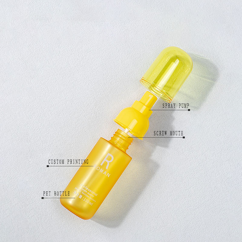30ml 50ml 100ml 120ml Pet Yellow Makeup Remover Flaske Ansiktsvask Rundpress Kroppskremflaske 3,5 oz plastkremflaske 30ml 50ml 100ml 120ml Pet Yellow Makeup Remover Flaske Ansiktsvask Rundpress Kroppskremflaske 3,5 oz plastkremflaske