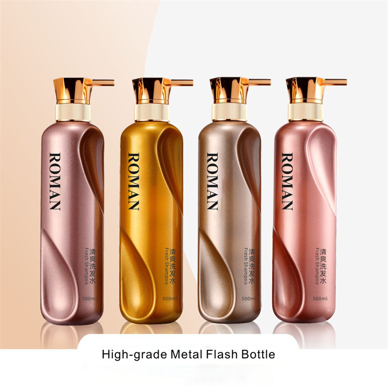 Innovasjon 300ml 500ml 750ml Spiral Surface Shampoo Body Lotion Flaske Mono Emballasje for ansiktsmasker Cleanser