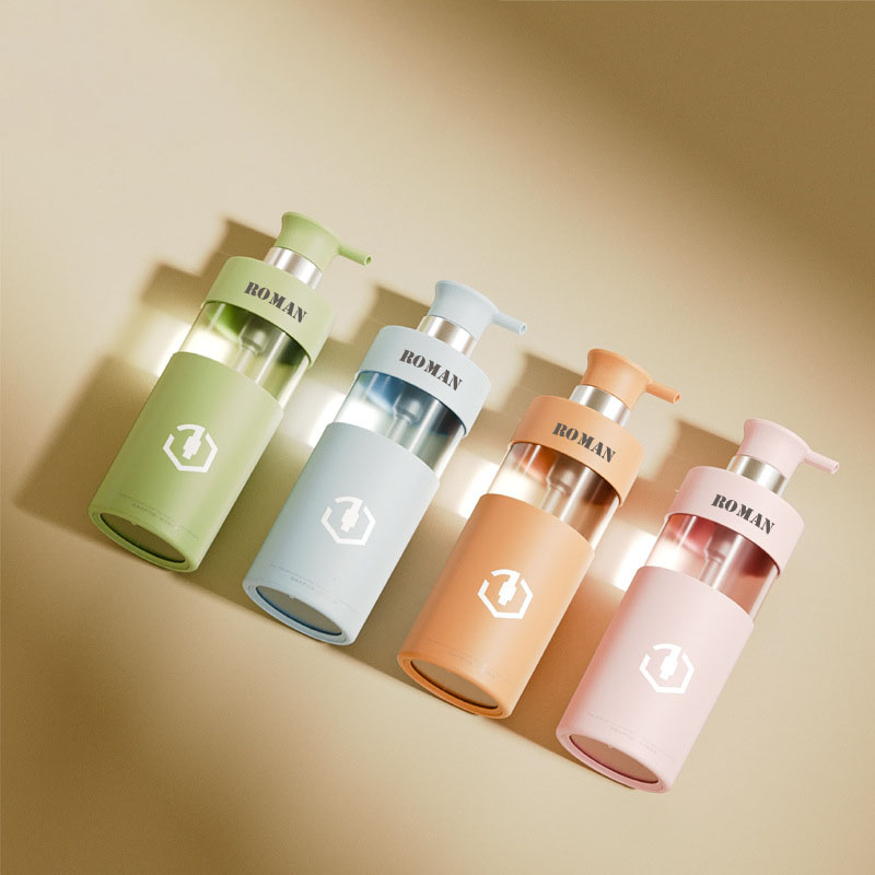 Luksus 100ml 200ml 300ml 450ml 500ml 700ml Body Lotion-flaske PET-plastsjampo og balsamflaskesett Kosmetisk emballasje for dusjgel Luksus 100ml 200ml 300ml 450ml 500ml 700ml Body Lotion-flaske PET-plastsjampo og balsamflaskesett Kosmetisk emballasje for dusjgel