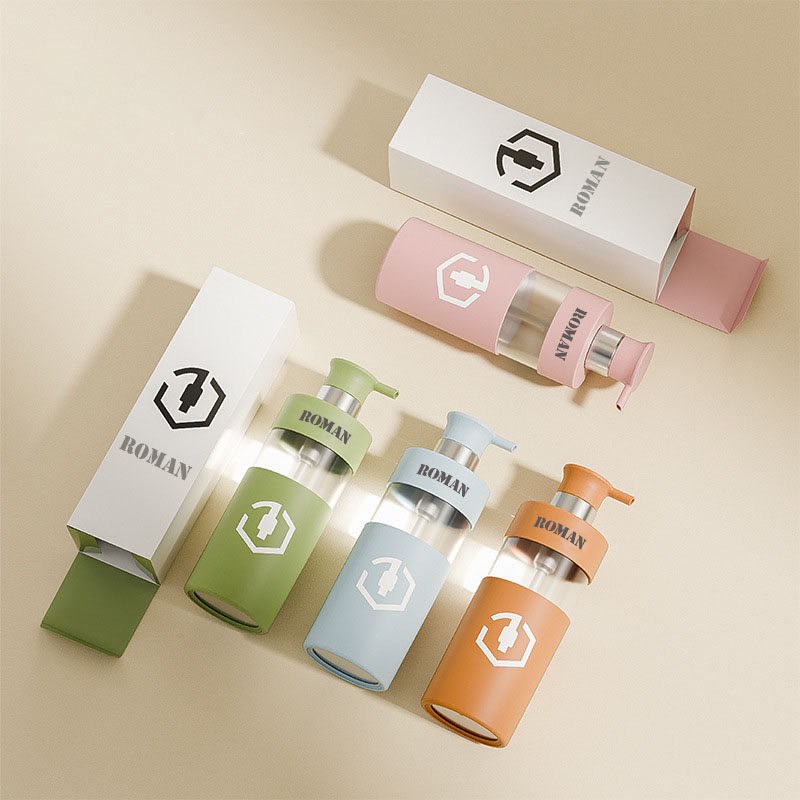 Luksus 100ml 200ml 300ml 450ml 500ml 700ml Body Lotion-flaske PET-plastsjampo og balsamflaskesett Kosmetisk emballasje for dusjgel Luksus 100ml 200ml 300ml 450ml 500ml 700ml Body Lotion-flaske PET-plastsjampo og balsamflaskesett Kosmetisk emballasje for dusjgel