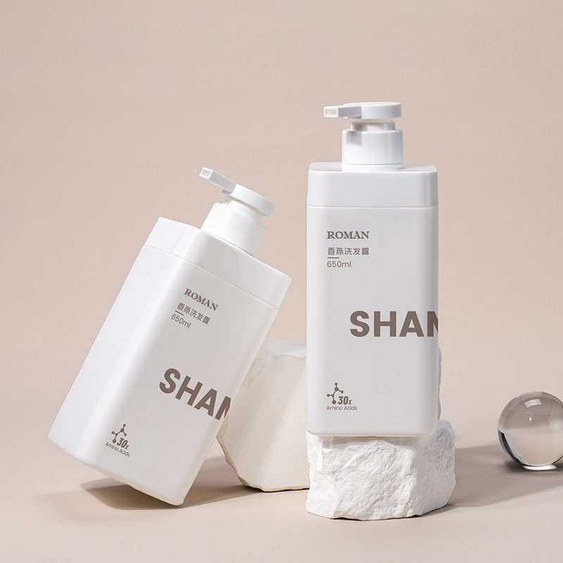 Nytt design Privat logo Matt Hvit 650ml Firkantet Tom HDPE Plast Vaskemiddel Flytende Flaske 1L For Shampoo Shower Gel Nytt design Privat logo Matt Hvit 650ml Firkantet Tom HDPE Plast Vaskemiddel Flytende Flaske 1L For Shampoo Shower Gel