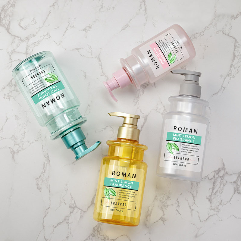 PET-flaske 300 ml 500 ml plastpresse Transparent Body Lotion Shampoo Dusjflaske Pumpeforsegling for kremparfyme Kroppspleie PET-flaske 300 ml 500 ml plastpresse Transparent Body Lotion Shampoo Dusjflaske Pumpeforsegling for kremparfyme Kroppspleie