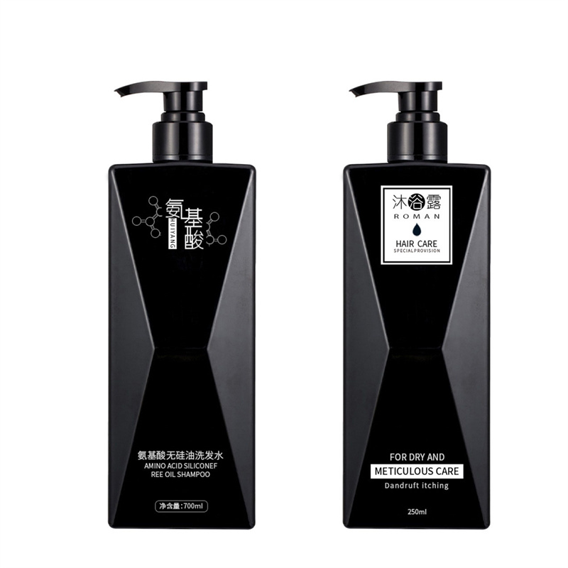 Lager 700 ml koreansk stil ugjennomsiktig plastsjampopakke for hjemmesjampo i høyt utseendenivå Håndvask væskeflaske Lager 700 ml koreansk stil ugjennomsiktig plastsjampopakke for hjemmesjampo i høyt utseendenivå Håndvask væskeflaske