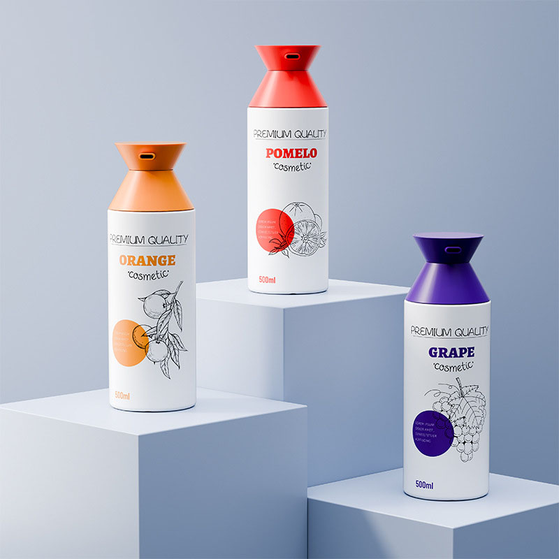 Hvit 300 ml 500 ml 750 ml sjampopumpeflaske Body Wash Lotion Flaske Bath Shower Gel og Beholder for hårbalsam Hvit 300 ml 500 ml 750 ml sjampopumpeflaske Body Wash Lotion Flaske Bath Shower Gel og Beholder for hårbalsam