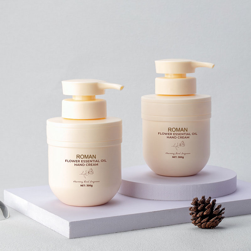 Slitesterk tom plast PE Body Wash Flaske Hudpleieemballasje Soft Touch Baby Shampoo Flaske Body Lotion Flaske 300ml