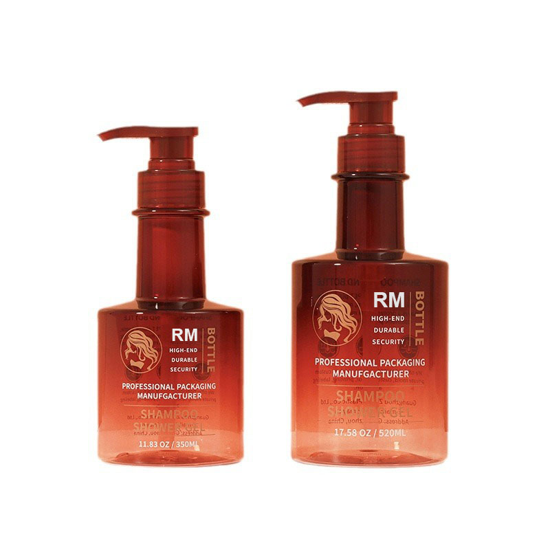 Gratis prøve Amber Black Gold Langhalset sjampoflaske Tom håndvaskflaske Plast Body Lotion Pumpeflasker 300ml 500ml Gratis prøve Amber Black Gold Langhalset sjampoflaske Tom håndvaskflaske Plast Body Lotion Pumpeflasker 300ml 500ml