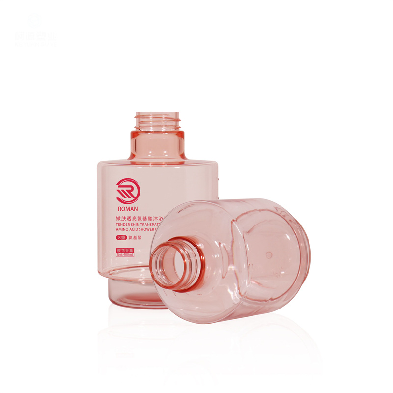 New Arrival Premium Pink 250ml 300ml 400ml Matt Transparent Tom Rund Luksus Hudpleie Kroppsolje Ansiktsserumpumpe og lotionflaske med emballasje New Arrival Premium Pink 250ml 300ml 400ml Matt Transparent Tom Rund Luksus Hudpleie Kroppsolje Ansiktsserumpumpe og lotionflaske med emballasje