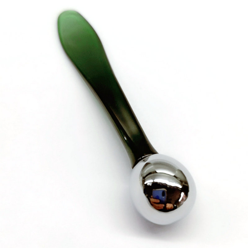 Øyekrem Massasjerulle Ansiktssminke Skjeskje Rose Gold Mini Metall Rustfritt stål Kosmetisk spatel