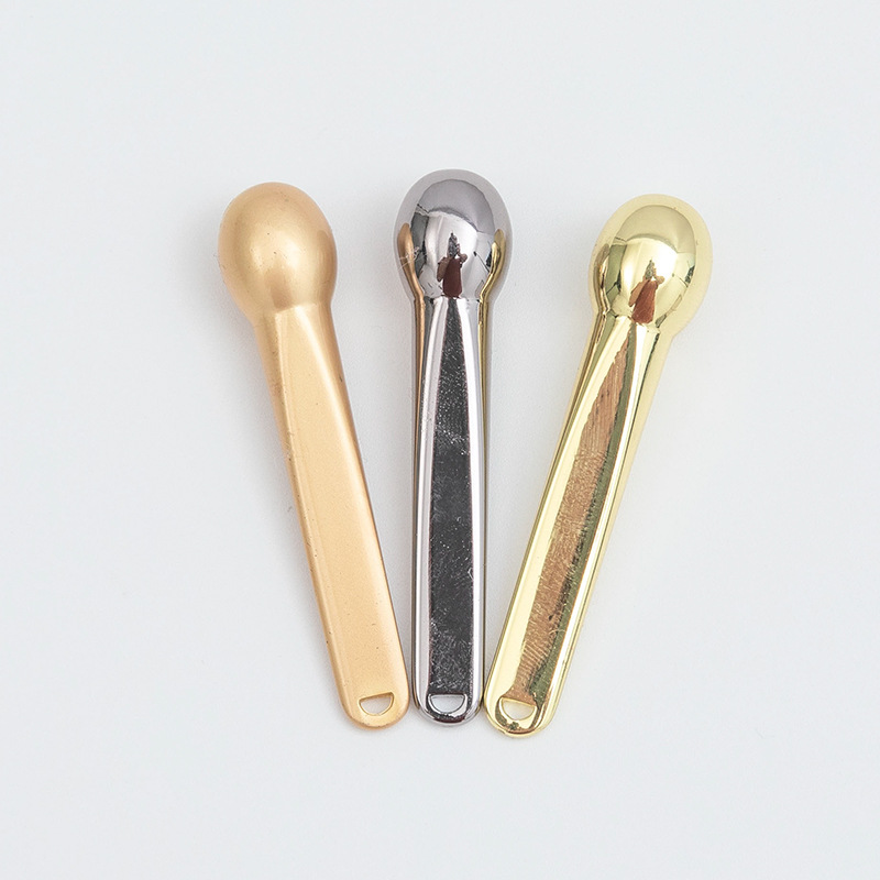 Metall øyekrem massasjepinner Kosmetiske spatler Ansiktsmaske Skje blandespatel Scoop Anti-rynkelegering sminkeverktøy