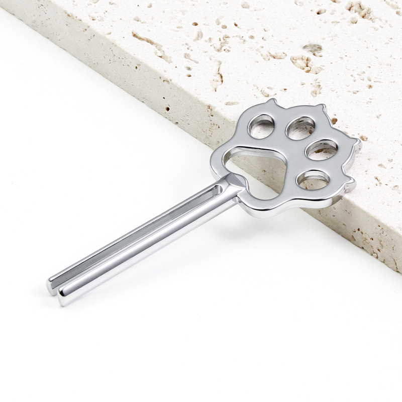 Unik design av kattepoteformet sinklegeringsrørspresser for kattemat Unik design av kattepoteformet sinklegeringsrørspresser for kattemat